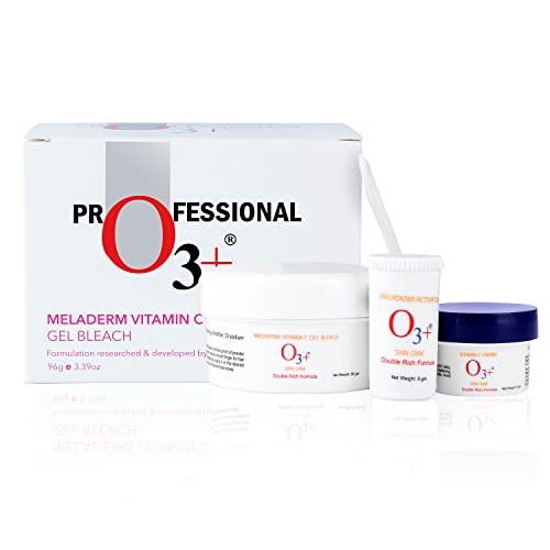 O3+ Meladerm Vitamin C Gel Bleach for Skin Whitening and Hair Lightening (96g)