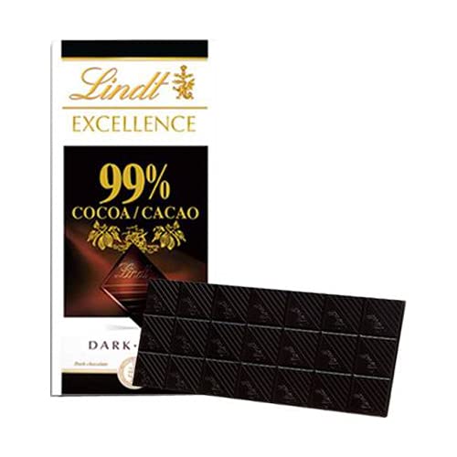 Lindt 99% Cocoa Dark Noir Absolu Chocolate - 50 Grams