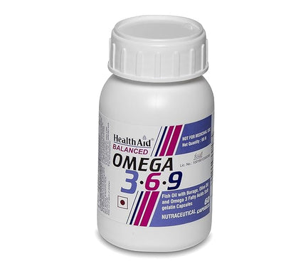 HealthAid Omega 3.6.9 (Balanced) - 240 Capsules