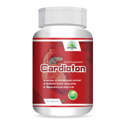 Healthy Nutrition Natural cardioton with Arjuna Extract & Moringa Extract - Veg 60 Capsules