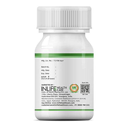 INLIFE Green Tea Extract for Weight Loss (Fat Burner) & Antioxidant 50% Polyphenols, 500 mg - 60 Veg Capsules