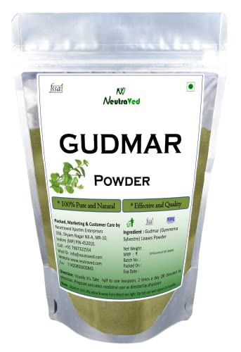NeutraVed Gurmar Powder I Madhunashini Powder I Gymnema Sylvestre - 100g