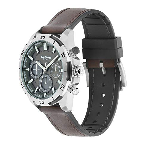 Titan Octane Hyper Lume Analog Black Dial Men's Watch-NN90114KP01