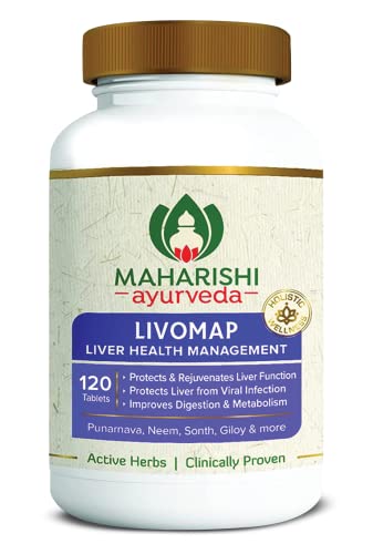 Liver Health and Support Maharishi Ayurveda Livomap Tablets - 120 Tablets