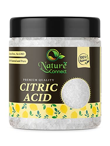 Nature Connect Citric Acid Nimbu Sat 250 gm Nimbu Sat Lemon Salt Pure Citric Acid Crystals Nimbu sat Tatri [Jar Pack]