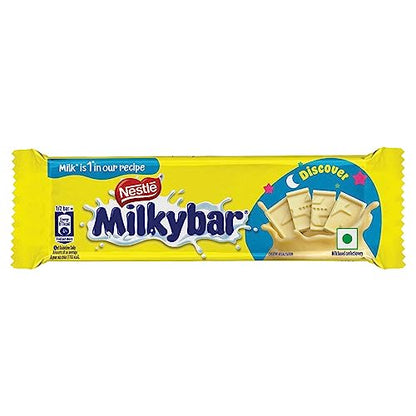 Nestle MILKYBAR Creamy White Chocolate Tablet Bar-588g Box (24.5g Bar, Pack of 24 Units)