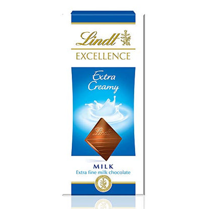 Lindt Excellence Extra Creamy Milk Chocolate, 2 X 100 G