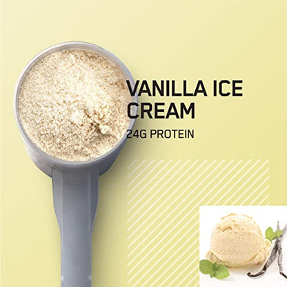 Optimum Nutrition Gold Standard 100% Whey Protein Powder 2 lbs, 907 g (Vanilla Ice Cream)