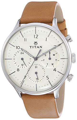 Titan Classique Analog Silver Dial Men's Watch-NN90102SL01