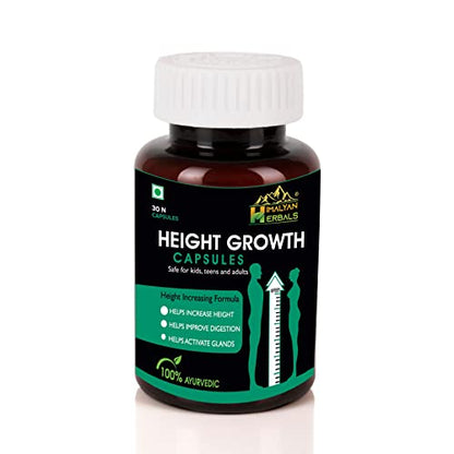 Himalyan Herbal's Height Increase Growth Capsules | 30 Capsules