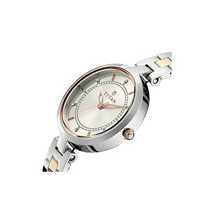 Titan Wedding Bandhan Analog Silver Dial Unisex's Watch-NM17732603KM01 / NL17732603KM01