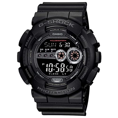 Casio G-Shock Digital Black Dial Men's Watch-GD-100-1BDR (G310)