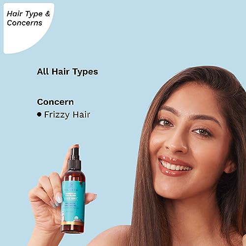 Pilgrim Argan Oil Hair Serum For Dry Frizzy Hair, Hair Smoothing, Smoothing & Control Of Frizzy/Dry oft Hair, Anti Frizz For Unisex, 100 Ml, Pack of 1