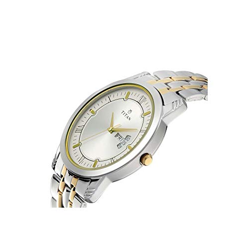 Titan Wedding Bandhan Analog Silver Dial Unisex's Watch-NM17742565BM01 / NL17742565BM01