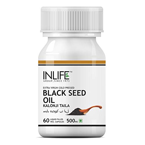 Inlife Black Seed Oil, Extra Virgin Cold Pressed, 500 mg - 60 Vegetarian Capsules