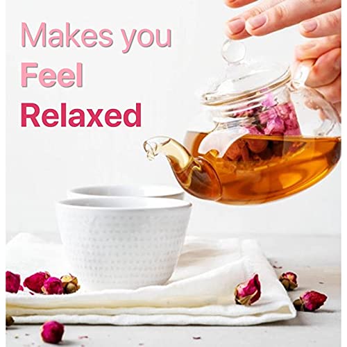 BLUE TEA - Rose Buds Tea| Natural Sun Dried Buds 30G | Pack of 2 | Regulate Hormones