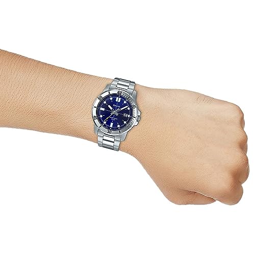 Casio Enticer Analog Blue Dial Men's Watch-MTP-VD01D-2EVUDF (A1364)