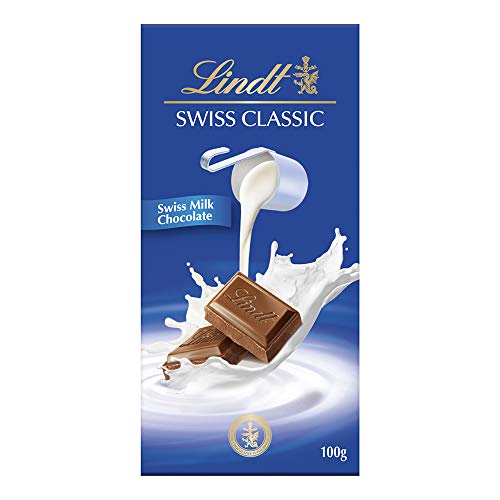 Lindt Swiss Chocolate - Milk, 100g Carton