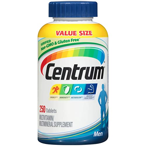 Centrum For Men Multivitamin or Multimineral Supplement 250 Tablets