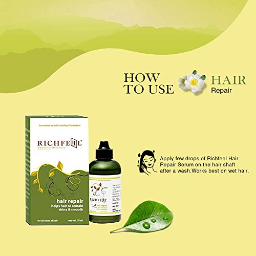 Richfeel Hair Repair Helps Hair To Remain Shiny & Smooth (60 ml)