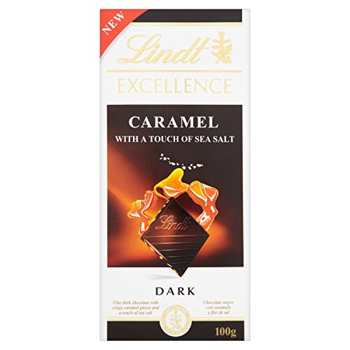 Lindt Excellence Dark Chocolate, Caramel, 100g