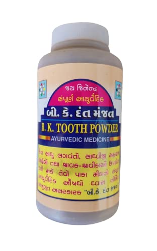 B K Toothpowder ayurvedik dantmanjan 200 gram pack