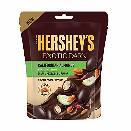 Hershey's Exotic Dark Chocolate - Californian Almond Seasoned with Guava-Mexican Chili Flavor 30g ( Pack of 6)