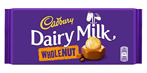 Cadbury Dairy Milk Bar Wholenut, 200 g