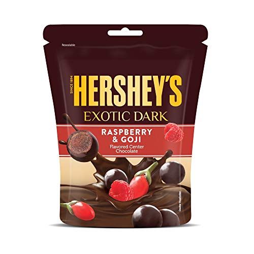 Hershey's Exotic Dark Chocolate Raspberry & Goji, 100g (Pack of 4)