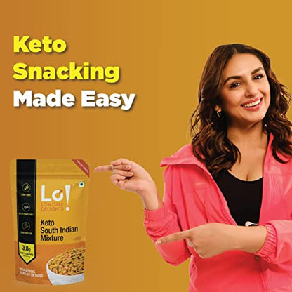 Lo! Low Carb Delights - Keto South Indian Mix | Zero Sugar, 200 G