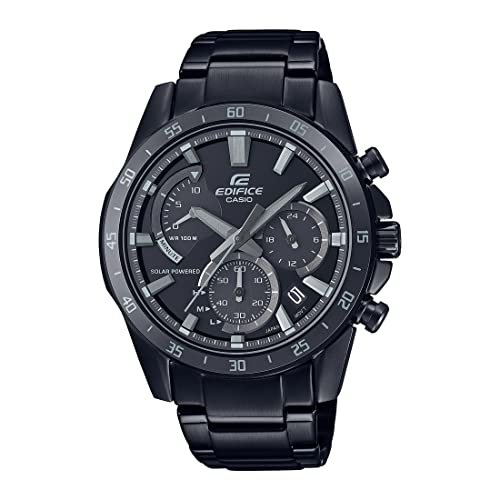 Casio Analog Black Dial Men's Watch-EQS-930MDC-1AVUDF