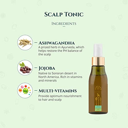 The Earth Collective Scalp Tonic, 100 ML Reduces Hair Fall Sulphate and Paraben Free