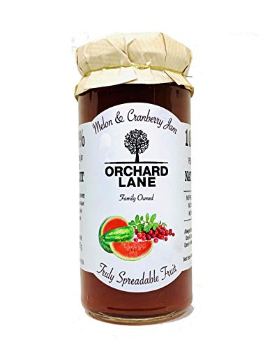 Orchard Lane 80% Fruit- Melon Cranberry Jam- Low-Sugar - No Preservatives- 280 gm