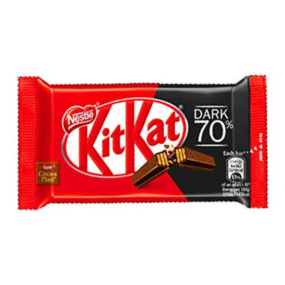 Nestle Kitkat 70% Dark Chocolate, 4 x 41.7 g