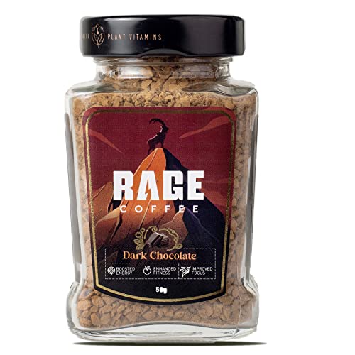 Rage Coffee Combo Pack of 4 - Hazelnut | Chocolate | Caramel | Orange Flavoured -  50g Each