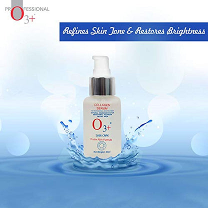 O3+ Collagen Serum to Brighten, Lighten, Tighten, Hydrate and Moisturise Skin and Instantly Smoothen Fine Lines and Wrinkles (50ml)