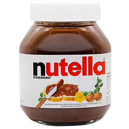 Nutella Ferrero Chocolate Spread Jar, 750 g