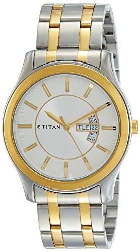 Titan Regalia Analog Silver Dial Men's Watch-NL1627BM01/NP1627BM01