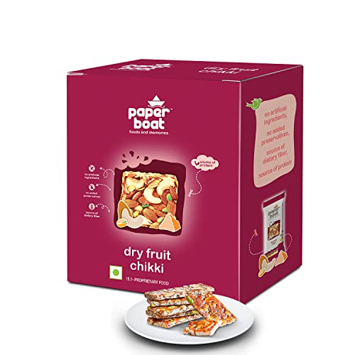 Paper Boat Dry Fruit Chikki, 25g each - Pack of 10