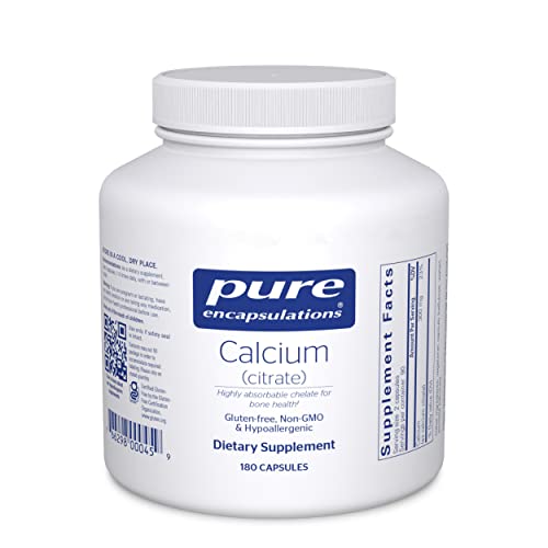 Pure Encapsulations Calcium (Citrate) 180c