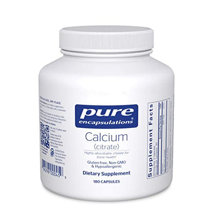 Pure Encapsulations Calcium (Citrate) 180c