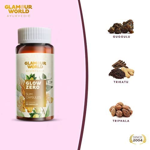 Glamour World Ayurvedic Glow Zero Capsules (60 Capsules)