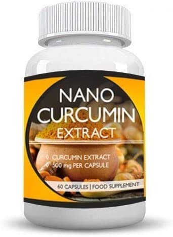 Health first Nano Curcumin 1000mg with Black Pepper - 60 Vegan Capsules-Better aqueous Phase Solubility for Better Results