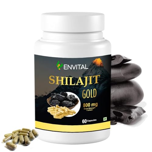 Envital Pure shilajit | 60 capsules | Premium Shilajit Capsule with Original Shilajit Extract