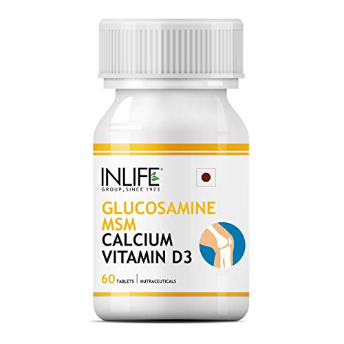 Inlife Glucosamine,Msm With Calcium & Vitamin D3 Supplement - 60 Tablets