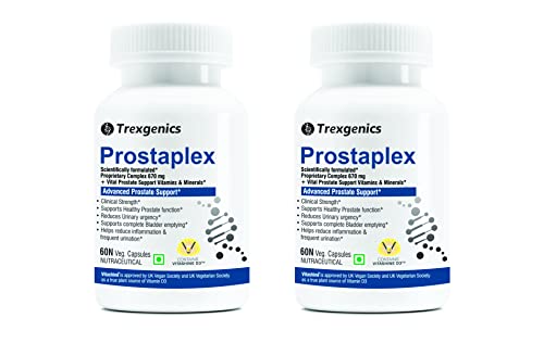 Trexgenics® PROSTAPLEX Advanced Prostate Health function support formula (60 Veg capsules) Pack of 2