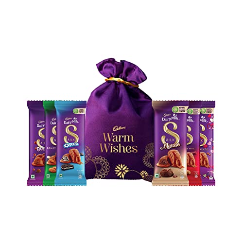 Cadbury Silk Potli Chocolate Gift Pack, 343g
