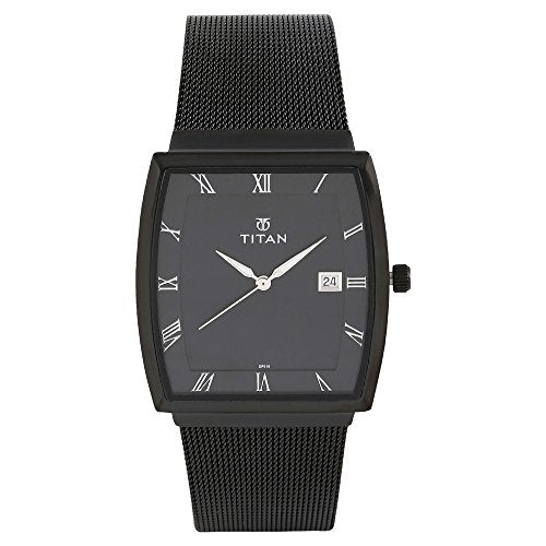 Titan Analog Black Dial Men's Watch-90076NM01J