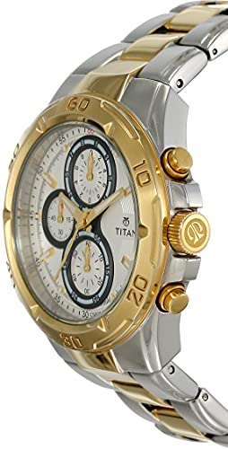 Titan Regalia Chronograph Silver Dial Men's Watch-NN9308BM01/NP9308BM01
