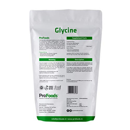 Profoods Glycine Powder (125 grams)